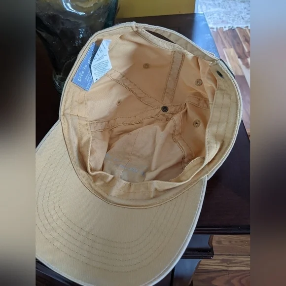 Life is Good Golf Hat Yellow - Picture 4 of 7